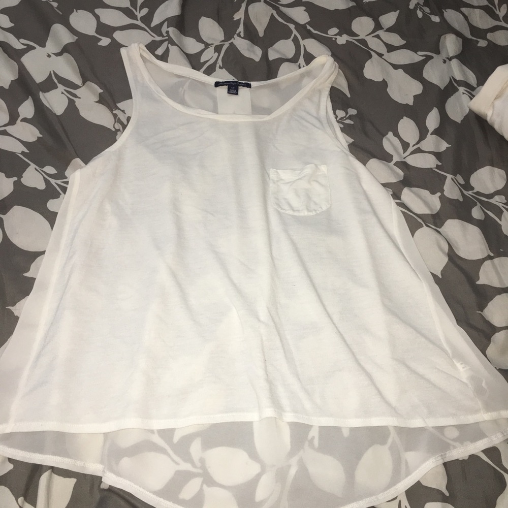 White tank top